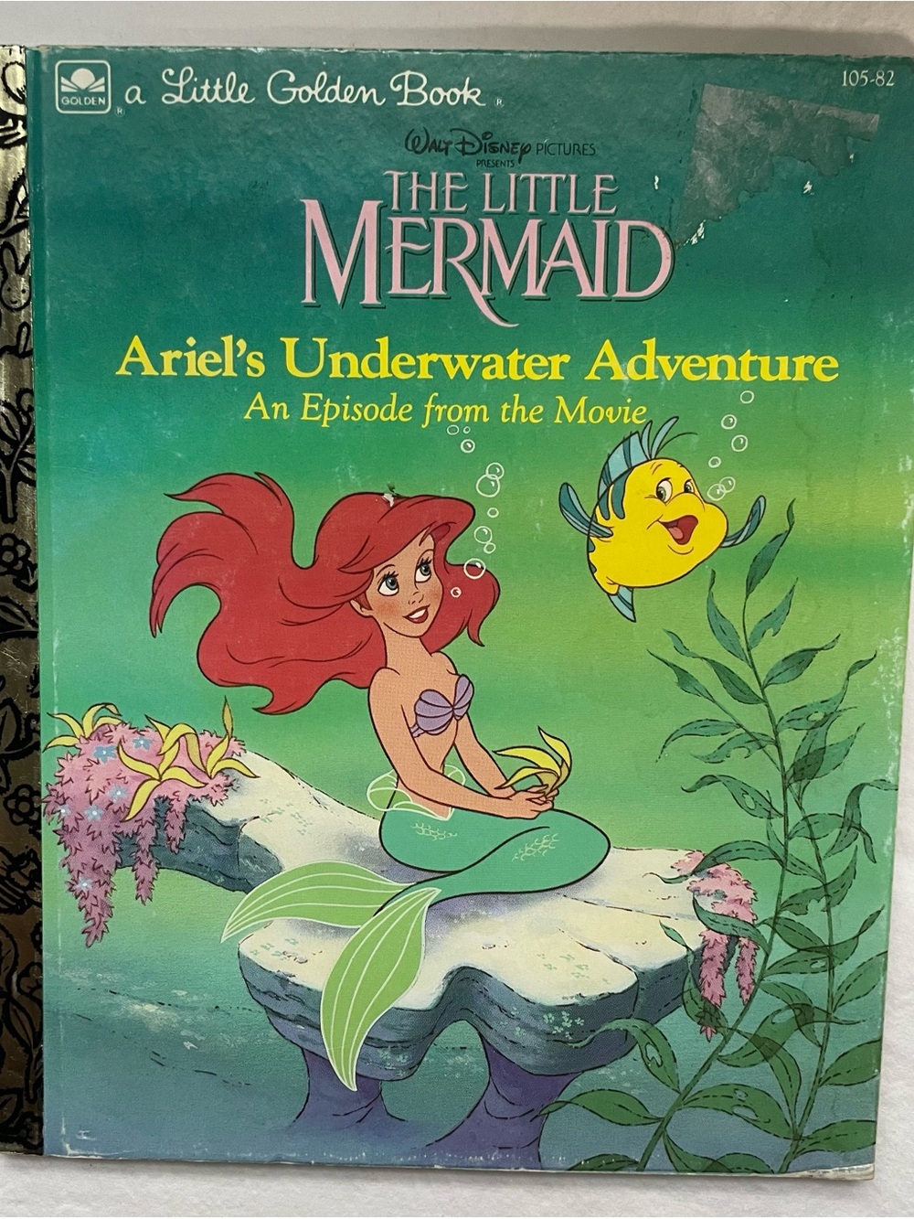 VTG 1989 Little Golden Book: The Little Mermaid - Ariel's Underwater Adventure